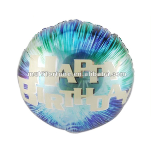 ลูกโป่งฟอยล์กลมขนาด 18 นิ้ว ลายสุขสันต์วันเกิดและคริสต์มาส สำหรับงานปาร์ตี้เด็ก - Product Image 3