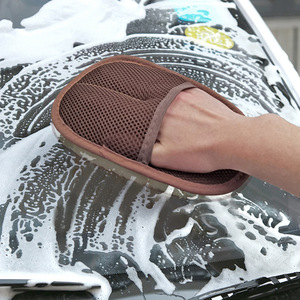 Wholesale thickened imitation wool <b>car</b> wash gloves, plush <b>car</b> wash and waxing tools, <b>car</b> <b>interior</b> cleaning supplies, <b>car</b> wash - Product Image 1