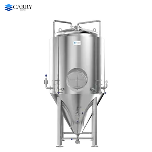 1000l 2000l 3000l fermenteur de bière de qualité supérieure en acier inoxydable 304 réservoir de Fermentation équipement de Fermentation