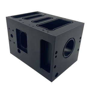 Service d'usinage CNC 5 axes OEM, boîtier d'équipement en oxyde noir, composants mécaniques personnalisés - Product Image 3