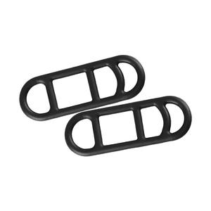 Correa de silicona para montaje de luz de bicicleta, color negro, ajustable para manillar y poste de asiento, banda de fijación de iluminación LED - Product Image 4