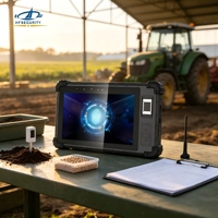 Terminal de reconnaissance faciale et d'empreintes digitales HFSecurity FP08, appareil de contrôle d'accès multifactoriel, appareil de contrôle d'accès à longue durée de vie de la batterie