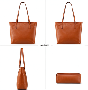 Bolsos de Mano y Bolsos de Hombro de Cuero Vegano de Alta Calidad, Modernos y Sencillos, con Asa Superior, Gran Capacidad, para Mujer - Product Image 5