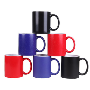 Cá nhân hoá tùy chỉnh 11oz Màu gốm thay đổi Cốc Cà Phê Cốc thăng hoa truyền nhiệt in ấn colour thay đổi Cốc ly - Product Image 4