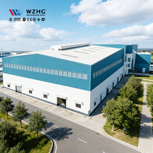 Bâtiment à structure métallique pour entrepôt de grande capacité, entrepôt de stockage robuste, entrepôt hospitalier, avec support personnalisé avancé pour entrepreneurs, garantie 50 ans - Product Image 1