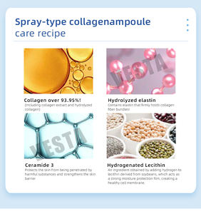 2025 Vesta Vente en Gros Kit <span class=keywords><strong>Film</strong></span> & Brume <span class=keywords><strong>Collagen</strong></span> <span class=keywords><strong>Highprime</strong></span> Masque Facial Anti-Âge Sérum Blanchissant et Spray Collagène - Product Image 4