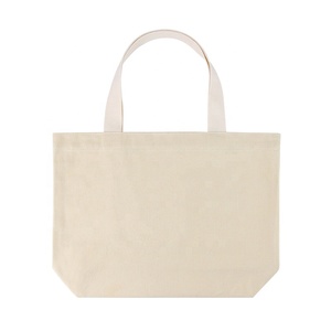 Tái Sử Dụng Màu Rắn 12Oz Thiết Kế In Đồng Bằng Tự Nhiên Màu Trắng Tùy Chỉnh Trống Bông Vải Mua Sắm Túi Xách <span class=keywords><strong>Tote</strong></span> Túi Cho Phụ Nữ - Product Image 3