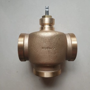 Válvula de Globo de 3 Vías VXG41.50, PN16, Bronce, Rosca Externa, DN50, Kvs 40 M³/h, Característica de Porcentaje Igual - Product Image 1