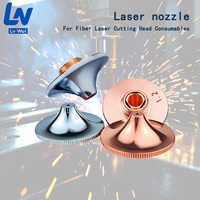 Buse de découpe laser à fibre optique LvWei, double/simple couche, haute vitesse, 5000W, compatible WSX Precitec HANS, 1064nm, pièces pour équipement de découpe et de soudage