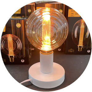 E27 cơ sở hình dạng đặc biệt 3 Wát 200LM 2000k màu vàng ấm trắng Filament Edison cổ điển Filament bóng đèn toàn cầu đèn cho Nhà, khách sạn - Product Image 2