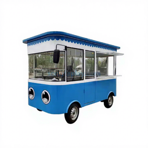 Nuevo Carro Móvil Songfa para Jardín Interior, Bebidas Frías, Café y Aperitivos, Camión de Comida Rápida Eléctrico para Calle, Remolque para Centro Comercial y Camping - Product Image 1