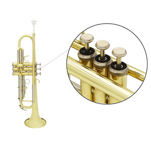<span class=keywords><strong>Trompeta</strong></span> Bb de Western Wind Instruments <span class=keywords><strong>para</strong></span> Principiantes, <span class=keywords><strong>para</strong></span> Enseñanza de Orquesta y Pruebas - Product Image 2