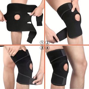 Wholesale Neoprene Basketball Running <b>Knee</b> Brace <b>Strap</b> Sports Safety <b>Knee</b> Sleeve <b>Support</b> Adjustable <b>Knee</b> Cap Professional - Product Image 5