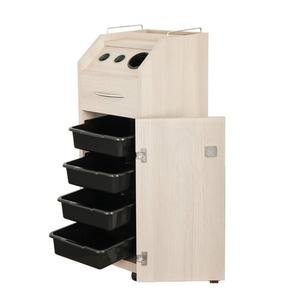 LETop Selling Beauty <b>Storage</b> Cart Hair Dryer Holder Stylist Equipment Lockable Rolling <b>Wheels</b> Salon <b>Trolley</b> - Product Image 6