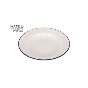 Prix de gros Ustensiles de cuisine Plaques émaillées pour camping Plaque à dîner pour camping en métal émaillé - Product Image 2