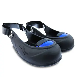 Sepatu Pelindung Sepatu Anti Selip, Sepatu Karet Keselamatan Kerja Tahan Air Anti Selip Tahan Remuk untuk Pelindung Sepatu