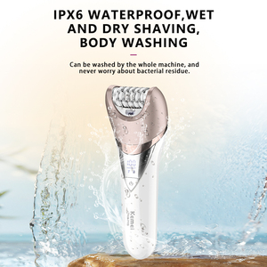 Máy làm đẹp đa năng KEMEI Km7115 6 trong 1 dành cho nữ, làm sạch mặt, massage, tẩy tế bào chết, cạo lông - Product Image 4