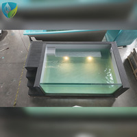 Piscine en fibre de verre de 40 pieds avec design modulaire, écologique et durable pour les projets hôteliers