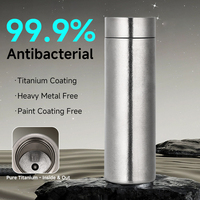 2025 nouveau Design écologique titane isolé sous vide bouteille d'eau en plein air Sport flacon Thermos avec nouveau Design