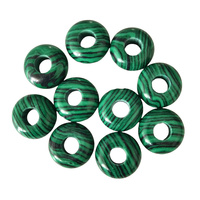 Excellente qualité pierre précieuse naturelle grand trou Malachite pierre perles dames conceptions bijoux 12x5mm perles pour la vente en gros