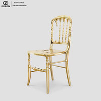 Chaise de luxe moderne dorée pour hôtel, nouveau design, chaise individuelle pour salle d'attente, chaise de salle à manger en laiton moulé, chaises dorées