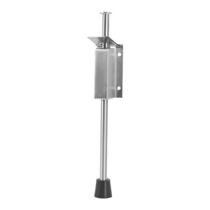 Tope de puerta de acero inoxidable para montaje en suelo con mecanismo de resorte para soporte de puerta y protección anticolisión - Product Image 2