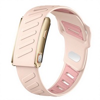 Bracelet intelligent universel en promotion KR96 PRO avec écran, moniteur de fréquence cardiaque et de tension artérielle, podomètre, rappel et étanchéité 3ATM