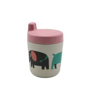 Sinh Thái Thân Thiện Phân Hủy Sinh Học PLA Sợi Tre Sippy Cup Tre Bé Sippy Chai