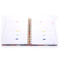 Maßgefertigter A5 Spiralgebundener Planer Notizbuch-Druckservice