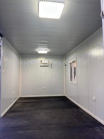 Maison conteneur préfabriquée détachable de 20 pieds, kit de maisonnette, cabane de jardin