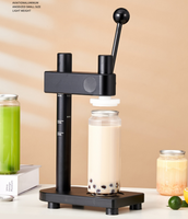 Nouvelle conception de machine à sceller les canettes manuelle commerciale pour le thé au lait, machine à capsuler les canettes PET, outils de cuisine intelligents