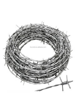 Alambre de púas galvanizado más vendido para uso en prisiones y cercas generales también para hacer pulseras de alambre de púas - Product Image 2