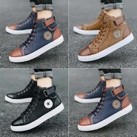 Vente en gros d'usine, chaussures de sport décontractées en toile pour hommes, style jeune, bottes Maten pour hommes