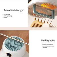 Sèche-linge Électrique Compact Pliable Mini Sèche-linge pour Vêtements Légers