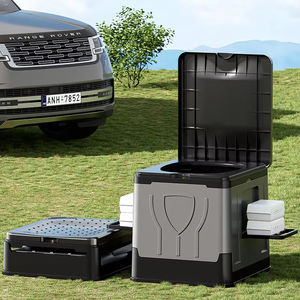Instalações higiénicas portáteis ao ar livre Recipiente Público Prático WC Móvel Dobrável Móvel Camping WC - Product Image 1