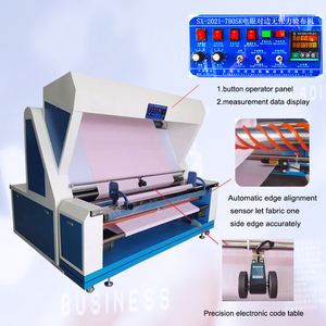 Máquina inspeção tecido malha automática lado a lado Rolling Garment Factory Motor direto para acabamento têxtil Folding - Product Image 5