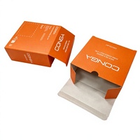 Caja de Regalo Cosmética de Cartón Corrugado con Impresión UV a Color, Materiales Reciclados Ecológicos, Logotipo Personalizado, Caja de Embalaje Plegable Artística