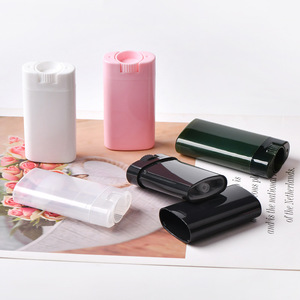 15g Transparent Blanc Noir <span class=keywords><strong>Deo</strong></span> Stick Ovale Plat Rouge À Lèvres Baume À Lèvres Tube rose Violet Cosmétique Crème Solaire Déodorant Tube - Product Image 2