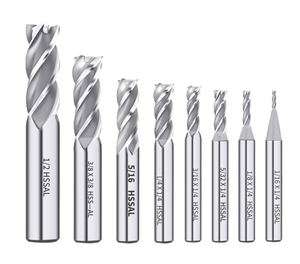 High Speed Steel <strong>HSS</strong> 4 Flute Straight <strong>End</strong> <strong>Mill</strong> Cutter Milling Tool - Product Image 1