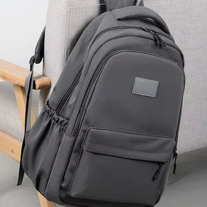 Minimalist Solid Color Unisex Oxford <b>20L</b> Durable <b>Backpack</b> for Men & Women Large Capacity School Travel Laptop Bag - Product Image 3