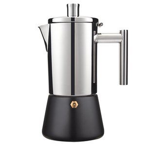<span class=keywords><strong>Cafetière</strong></span> <span class=keywords><strong>à</strong></span> expresso Moka <span class=keywords><strong>italienne</strong></span> en acier inoxydable avec logo personnalisé, 3 tasses, 6 tasses, compatible <span class=keywords><strong>induction</strong></span> - Product Image 1