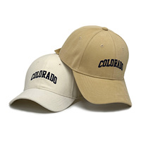Casquette de baseball vintage brodée en PVC à 6 panneaux, unisexe, en coton, qui flattere les grandes tailles et affine le visage