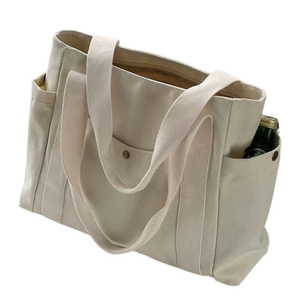 New Design Custom Multifunctional Premium Fashion Reusable High Quality <b>Travel</b> Shopping Canvas <b>Tote</b> Bag - Product Image 1
