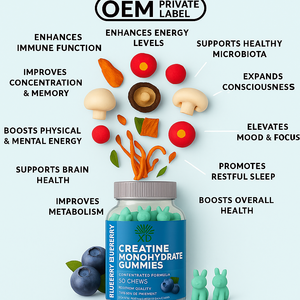 Alghe Private Label calcio Gummies calcio alghe calcio con vitamina D3 + K2 magnesio Manganese integratore di calcio per la salute delle ossa - Product Image 2