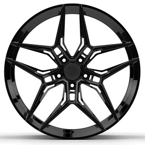 Jantes forgées à profil profond 5x100 5x108 5x112 5x114.3 5x115 5x120 6x139.7 Camaro Hellcat <span class=keywords><strong>Mustang</strong></span> Challenger Charger M3 RS AMG BRZ 86 - Product Image 4
