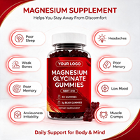 Gummies à base de pectine, faibles en sucre, naturelles, pour adultes, à prendre avant le coucher, enrichies en Vitamine D3, Potassium, Extrait de Mélisse et Glycinate de Magnésium