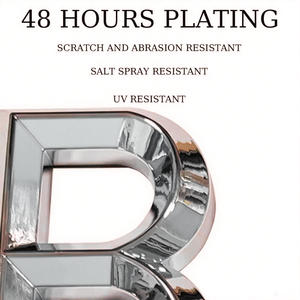 Pegatinas con <span class=keywords><strong>Emblema</strong></span> de Letras y Números de Placa de Gel 3D Autoadhesivas Personalizadas para Uso en Coche del Reino Unido - Product Image 3