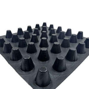 Membrane de drainage alvéolée HDPE sur mesure pour sous-sol, fondation, étanchéité - Product Image 1