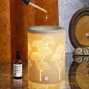 Professional Design Oil Burner Aroma Diffuser Perfume Lamp Switch Bedside LED Aromatherapy Night Lights Wax Warmer Perfume Lamp