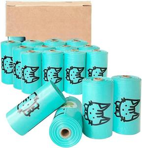 Extra Thick & Strong Pink Dog Poop Bags, Leak-Proof Pet Waste Bags for Walking, Travel & All Sized Pets - Product Image 1